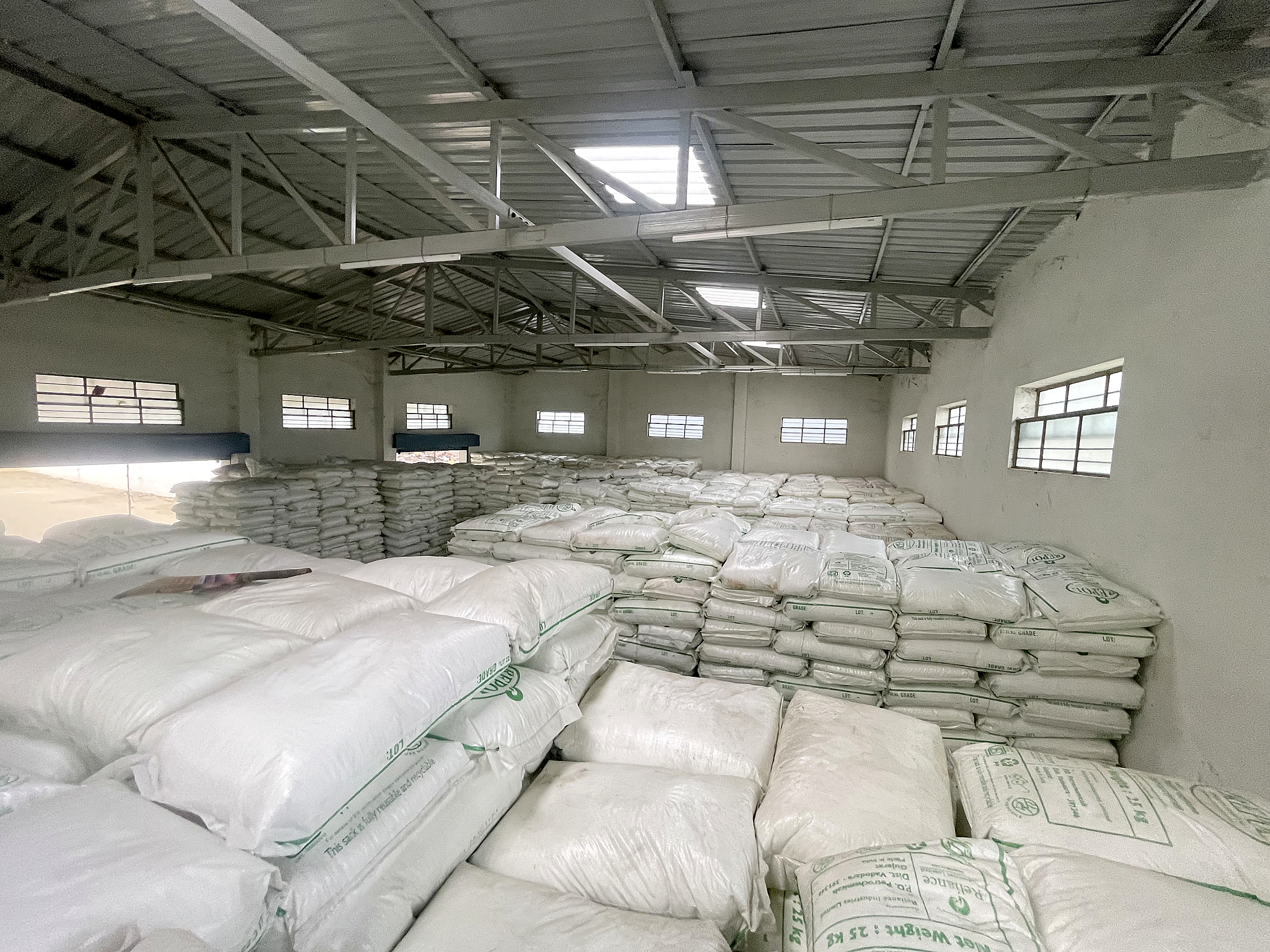 Covered Material Storage